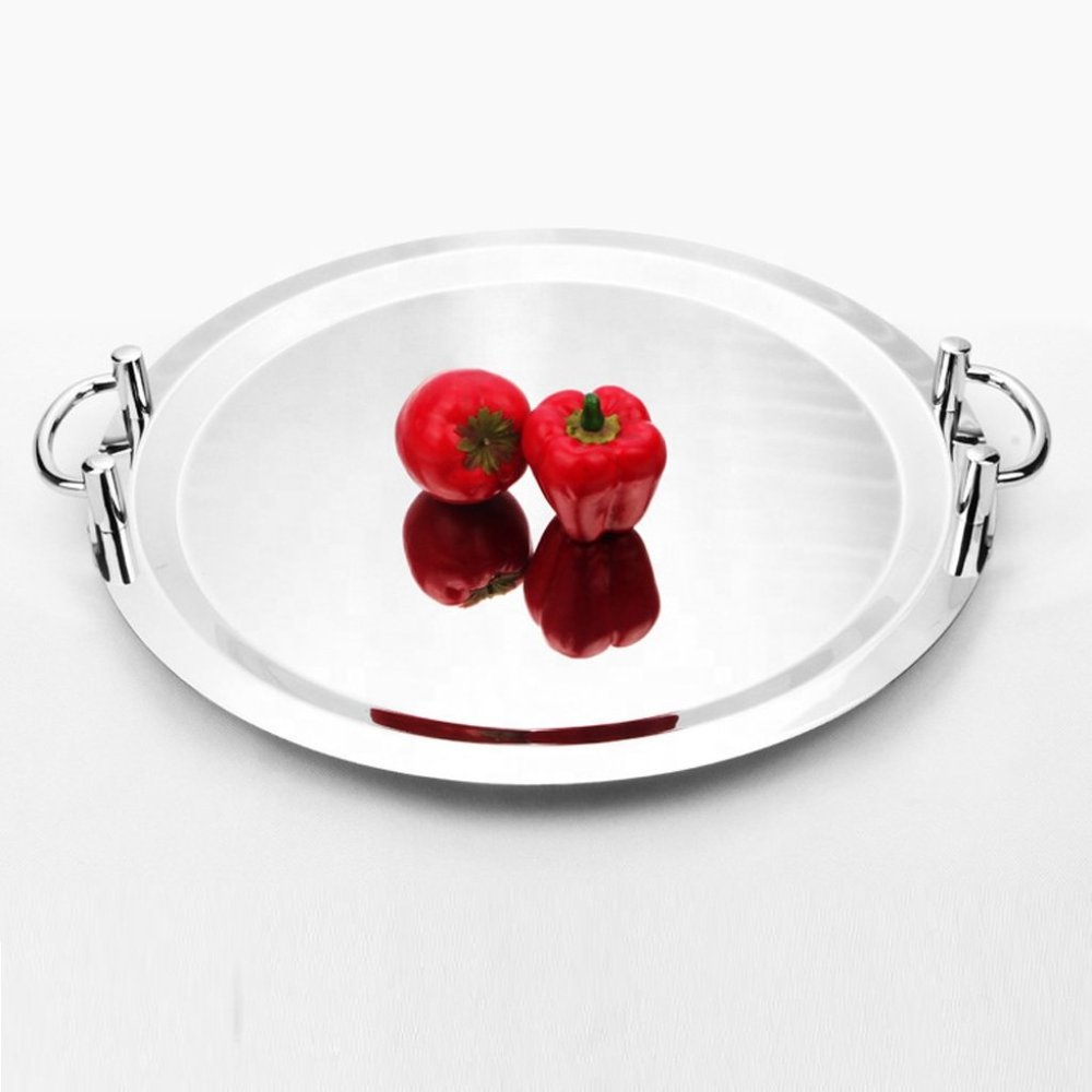 Stainless Steel Tray Round 16"